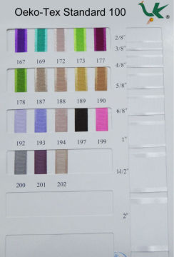 Decoration Single Face Soild Colour Polyester Satin Ribbon
