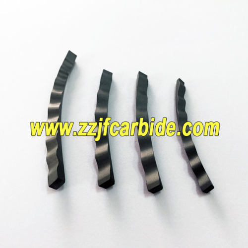 Twisted Brazed Milling Inserts Carbide Brazed Corrugated Blades Factory