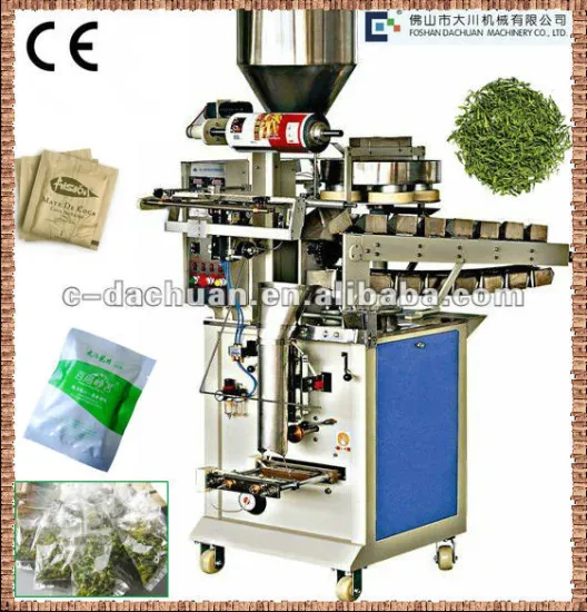 Vertical Automatic Tea Bag Packaging Machine With 4 Side Sealing