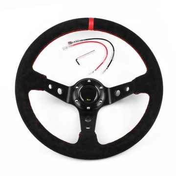 Aluminum 6-Bolt Pattern Deep Dish Racing Custom Steering Wheel