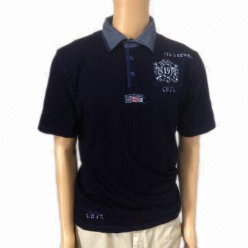 Men's solid polo