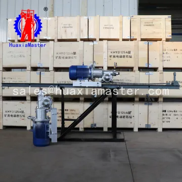 Electric rock borehole drilling machine KHYD155