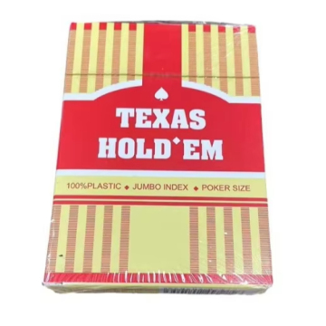Wear-Resistant PVC Folding Playing Cards for Texas Hold'em - Hot Selling Poker Gifts
