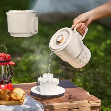 Digital Travel Kettle: Temperature Control, Cook, Foldable and Portable Electric Pot