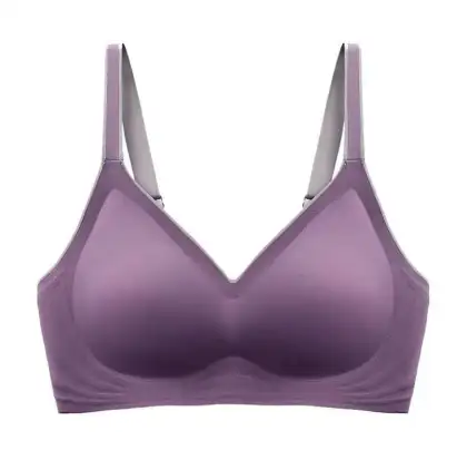Plus Size Latex Jelly Bar Wireless Padded Sports Bra