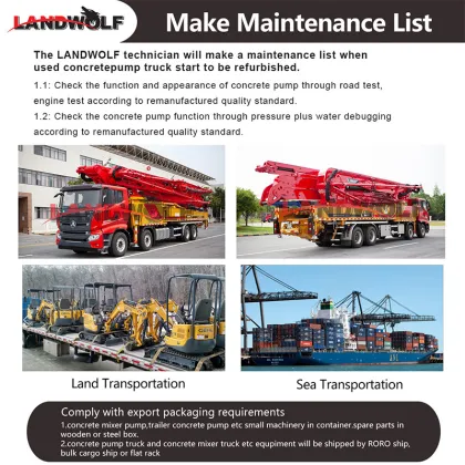 China Machinery Used Pump Truck: Concrete Pump Truck Mounted Pumps for Sale