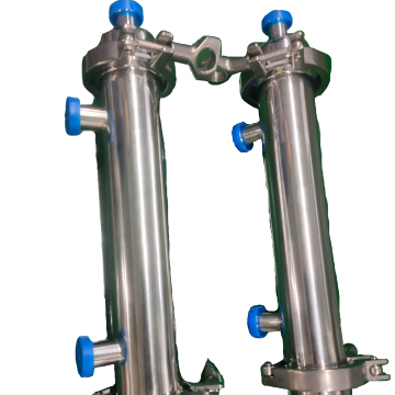 SS304/316 Tri Clamp Sleeved Material Column Colder για τη γραμμή συναρμολόγησης εξαγωγέα