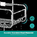 Adjustable Hanging Shower Caddy with Soap Holder for Large Shower Organization