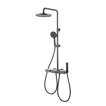 Temperature Controlled Shower Set with Piano Key Buttons - Perfect for a Luxurious Bathing Experience