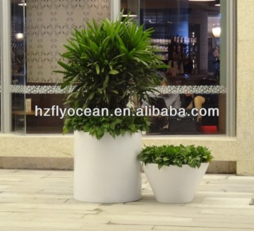 FO-183 Round fiberglass plant container