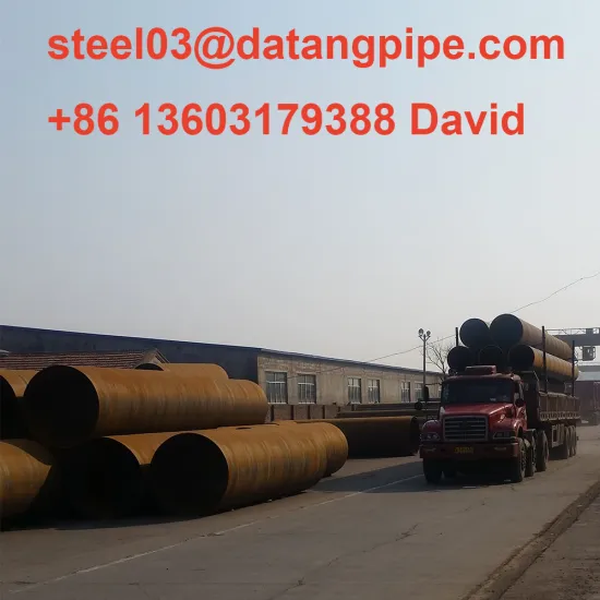 API 5L X65 PSL2 spiral steel pipe for oil