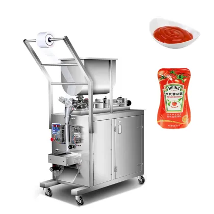 Honey Chilli Sauce Packing Machine - Horizontal Tub Sauce Packing Equipment