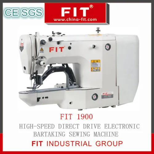 High Speed Direct Drive Electronic Bartacking Sewing Machine 1900, High