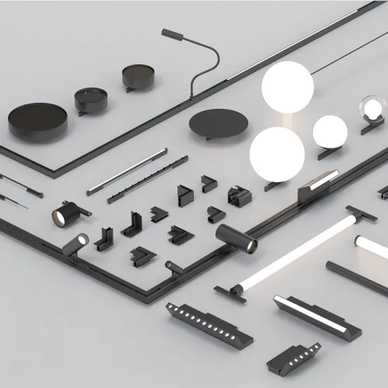 Smart Magnetic Track Lighting System for Living Room - 1m/2m/3m, AC110V/DC24V, Remote Control