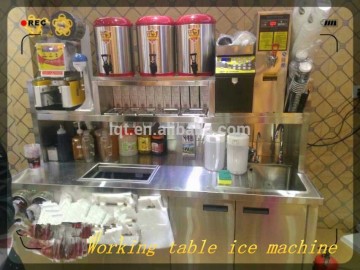 Stainless Steel working table ice machine