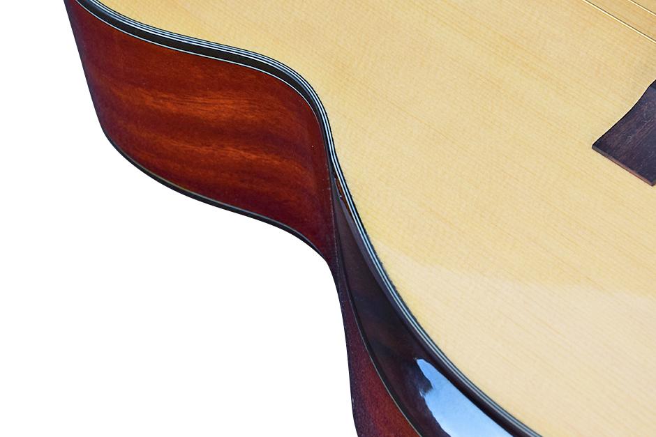 armrest solid acoustic guitar