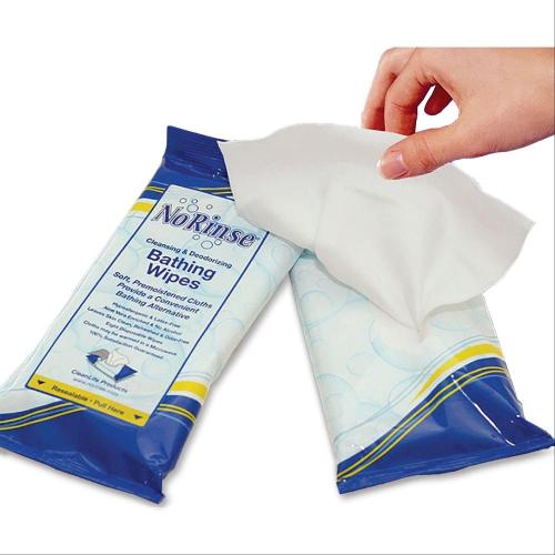 Wegwerp doorspoelbare toiletreinigingsdoekjes / tissues / handdoeken baddoekjes