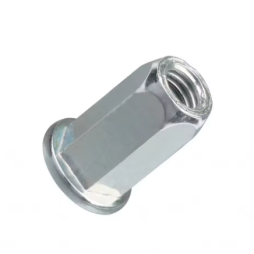 Porca de rebite de corpo sextavado Porca cilíndrica de cabeça plana