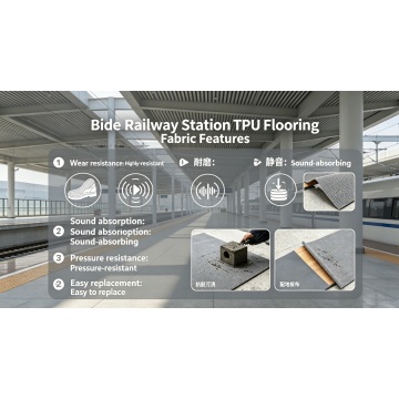 ריצוף TPU כבד עבור תחנות רכבת