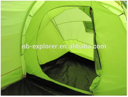 Outdoor camping tent / 6-person tunnel tent camp