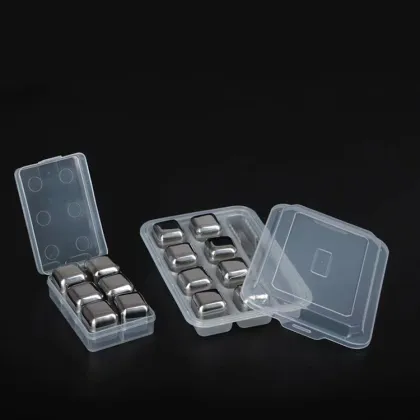 Stainless Steel Ice Cubes for Whisky: Reusable Chilling Stones