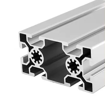 China Aluminum Factory 6063-T5 DIY Frame Workbench Slot10 50X100 Silver Anodized Aluminum Extruded Profile HS158
