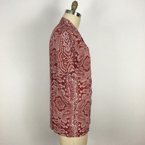 Summer Party Cotton Vintage pattern Shirts