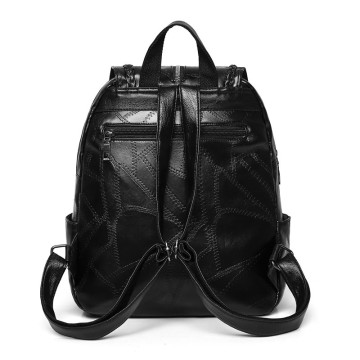 Business Leather Men customized high quality backpack