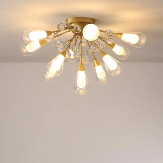 INSHINE Brass Bulb Ceiling Light