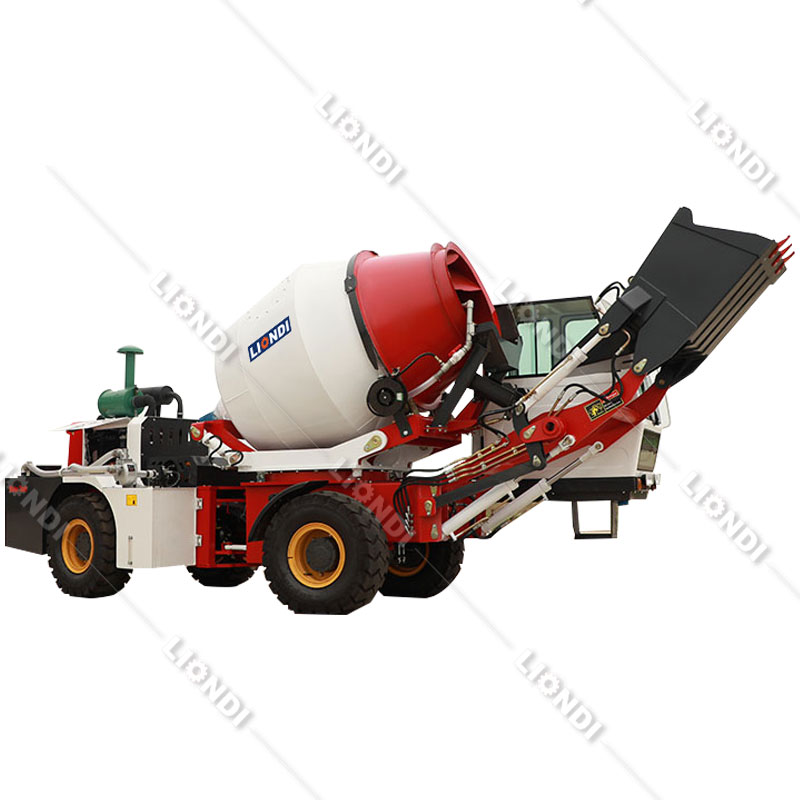 2 cubic meter portable small concrete mixer truck