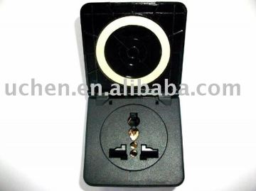 Multi-function waterproof socket outlet,IP44