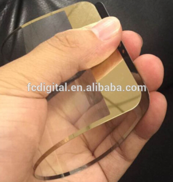 Ultra thin Foldable plated tempered glass film screen protector for iPhone6/6 plus