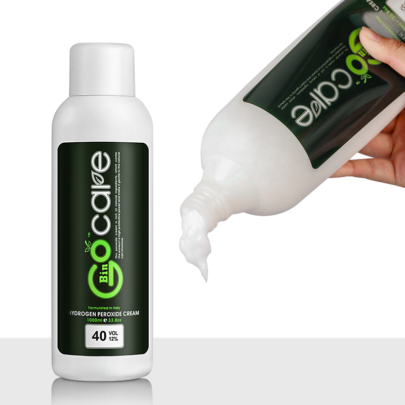 Gocare Private Label Peroxide Hydrogen Oxidant Cream Professional Hair Developer With Argan Oil