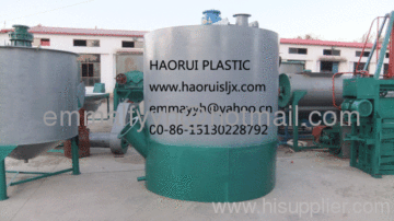 Hete wasmachine voor Recycle Plastic