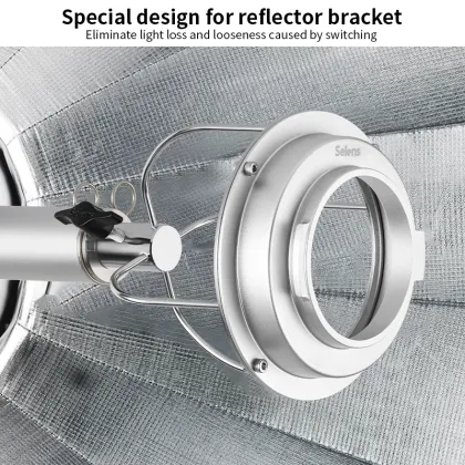 Selens Edge Parabolic Reflector Softbox for Broncolor Lamps - Focusing Rod Included