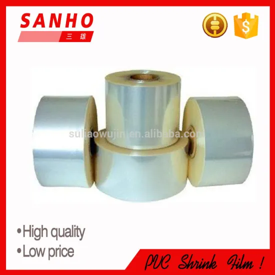 POF/PET/PE/PVC heat shrink film /clear heat shrink plastic film in roll