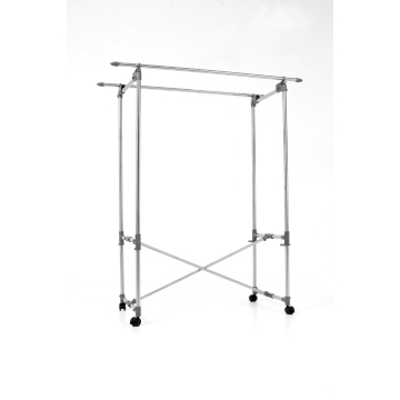 Double Hang Adjustable Garment Rack,Space-saving