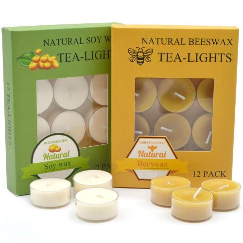 Botanical Oils Candles Natural Soy Wax Eco Friendly Tea-Lights Factory