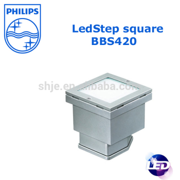 Philips Outdoor Recessed LED Step Light BBS420 IP67 Square