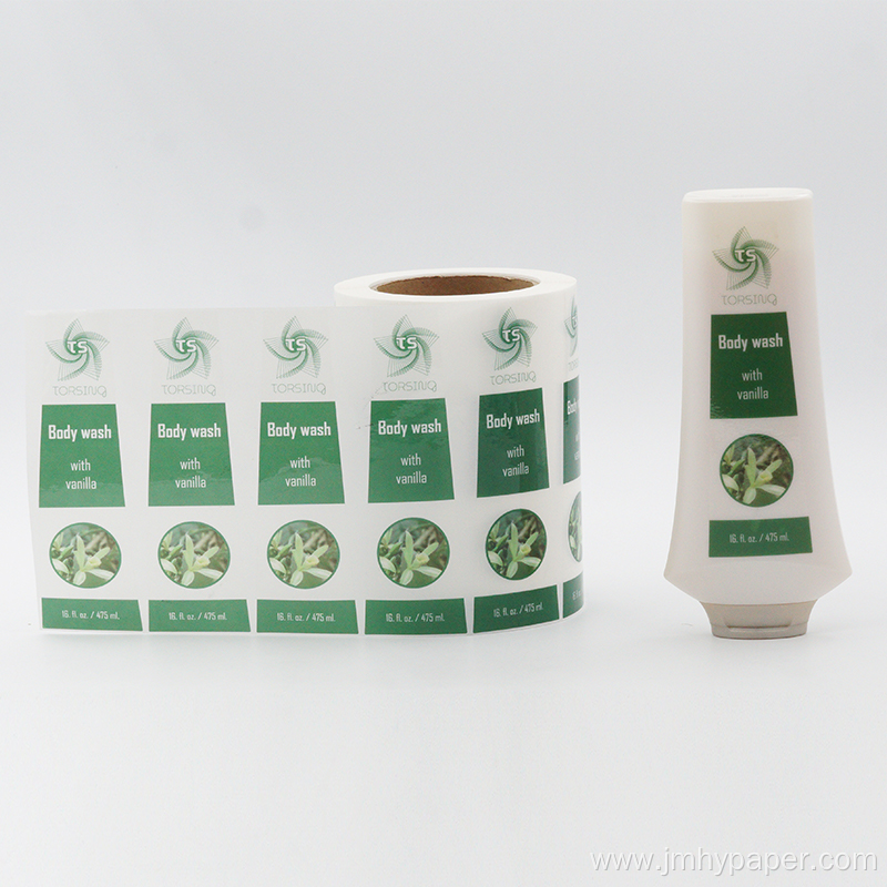 Cosmetic Packaging Label Cosmetic Bottle Label