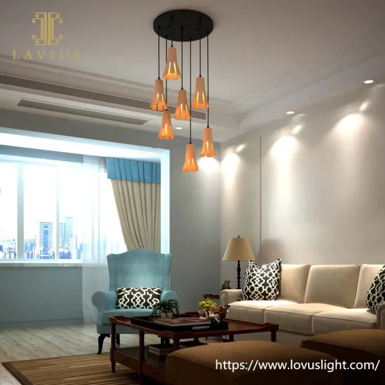 Trendy design living room pendant light & chandelier