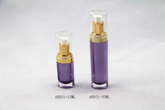 Bulk travel size bottles/oval acrylic lotion bottle 15ml 30ml