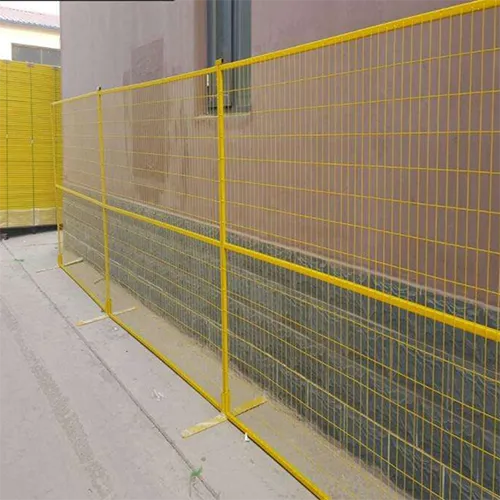 Pedestrian isolation guardrail fence