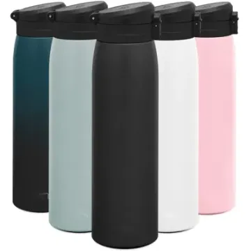 Leakproof Reusable Snap Flip Lid Modern Insulated Thermos Travel Coffee Mug