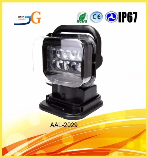 Remote Control 360angle 50W LED Spot Search Light Offroad Truck Car Boat