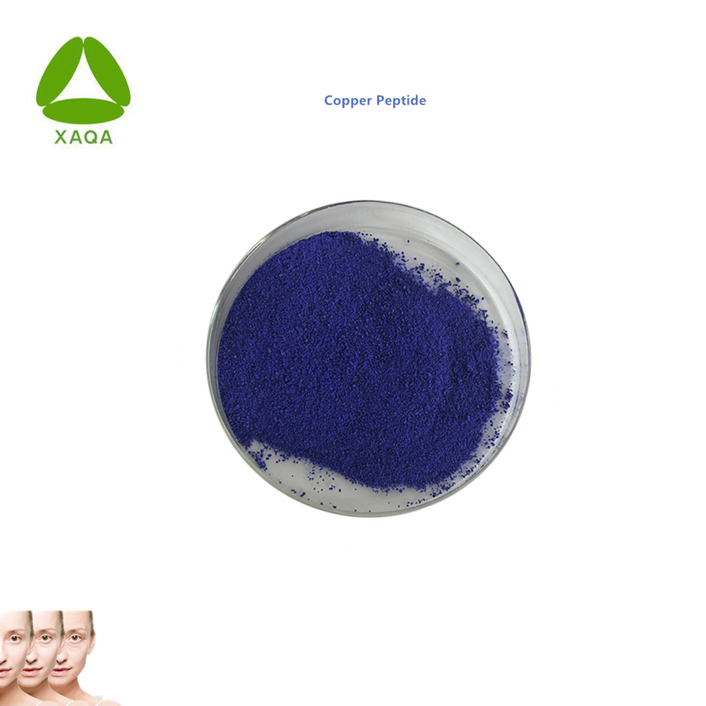 CAS 49557-75-7 99% de peptide cuivre GHK Cu Powder