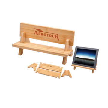 Universal Bamboo Laptop and Tablet Stand for Multiple Devices