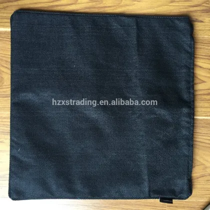 100%polyester jacquard linen look cushion cover