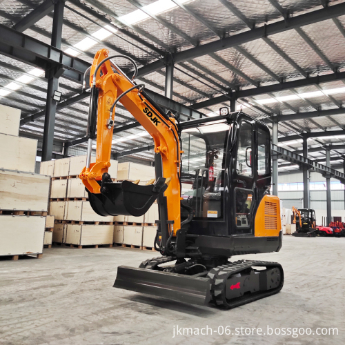 Kubota Engine Mini Crawler Excavator - 2 Ton Multifunctional Farm Excavator with Free Shipping