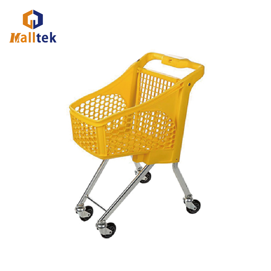 Supermarket Yellow Children Mini Shopping Trolley